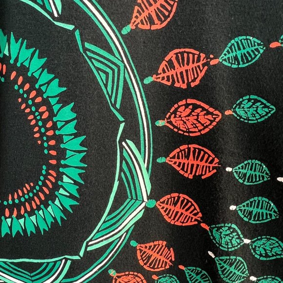 Coline‎ Mini Dress XXL Black Multicolor Sleeveless Printed Short Stretch - Picture 6 of 11